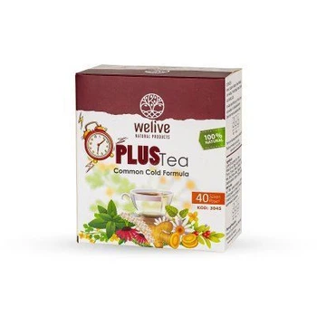 Трав’яний чай від застуди WeLive PlusTea Common Cold Formula, 40 пакетиків