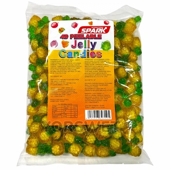 Жувальні цукерки 4D Spark Peelable Jelly Candies Ананас 1 кг (0165)