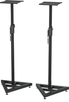 Zestaw statywów pod monitory studyjne ‌Behringer SM5002 z regulacja wysokości 93 - 115 cm (4033653161152)