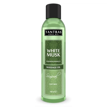 Масажне масло з феромонами з збуджуючими властивостями Intimateline Tantras Love Oil White Musk 150мл