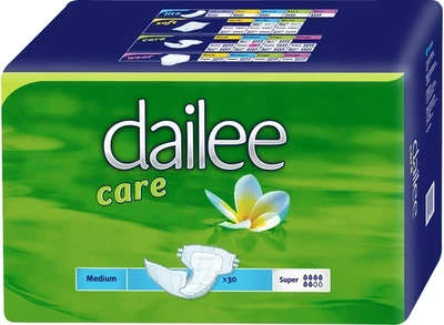 Подгузники для взрослых дышащие Daily Care Super Medium 30 шт
