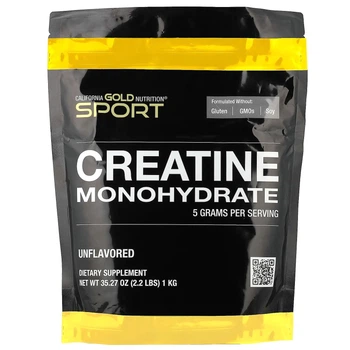 Микронизированный моногидрат креатина California Gold Nutrition (Creatine) 1 кг CGN02521