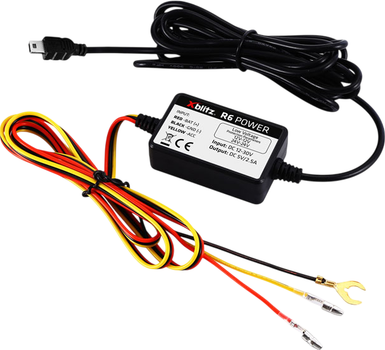 Adapter samochodowy Xblitz R6 Power do kamer samocodowych (5902479674667)