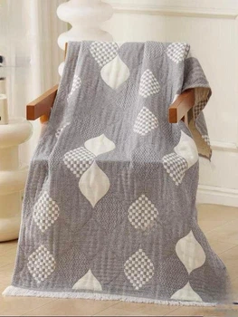 Полотенце муслиновое лицевое Malloory Home 50*100 см Серое