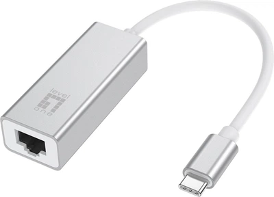 Adapter sieciowy LevelOne RJ-45 - USB Type-C Silver (USB-0402 V4)
