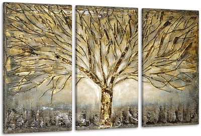 Картина модульна Art Dekors Золоте дерево 70х130 см ART-273 3A