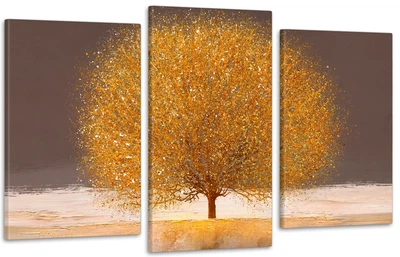 Картина модульна Art Dekors Золоте дерево 100х150 см Art-742 3