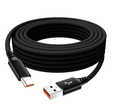 Кабель для заряджання No Brand USB to USB-C/Type-C 2 м Чорний (SH0000401)