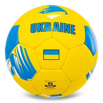 М'яч футбольний Ballonstar UKRAINE FB-0047-795 №5 жовто-блакитний