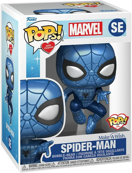 Фигурка Человек-паук (Металлик) — Funko Pop! MARVEL: MAKE-A-WISH — SPIDER-MAN (METALLIC) #SE