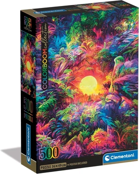 Пазл Clementoni: Colorboom Collection — Psychedelic Jungle / Психоделические джунгли (500 элементов) — 35530