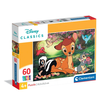 Пазл Clementoni: SuperColor — Disney Bambi / Бемби (60 элементов) — 26319