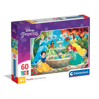 Пазл Clementoni: SuperColor — Disney Princess / Дисней Принцессы (60 элементов) — 26064