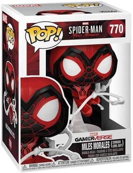 Фигурка Майлз Моралес в костюме «Багровый капюшон» — Funko Pop! GAMES: MILES MORALES — CRIMSON COWL SUIT #770
