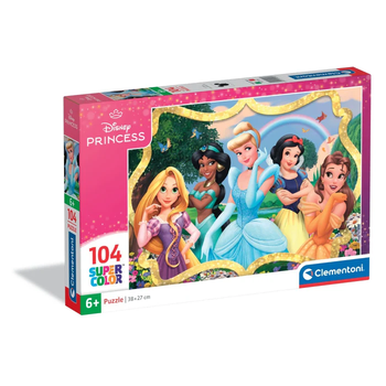 Пазл Clementoni: SuperColor — Disney Princess / Принцеси Діснея (104 елементи) — 25058
