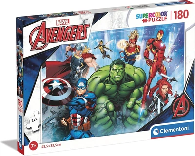 Пазл Clementoni: SuperColor — Marvel Avengers / Месники (180 елементів) — 29778
