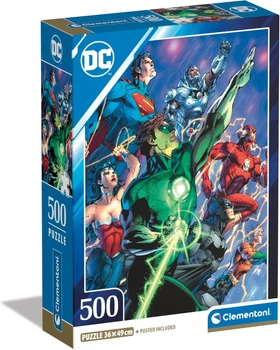 Пазл Clementoni: DC Comics — Justice League / Ліга Справедливості (500 елементів) — 35532