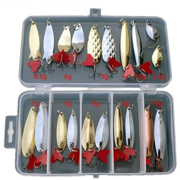 Набір коливальних блешень Twenty Spoons 20 шт (2.5-10 г) у коробці
