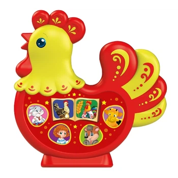 Музыкальная развивающая игрушка Петух музыка стихи, сказки, песни