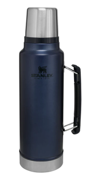 Термос стальной вакуумный Стенли Классик Stanley CLASSIC 1,4 литра цвет Nightfall УЦЕНКА