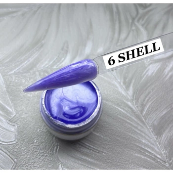 Гель для наращивания ногтей Shell №06, 15 мл (Арт. 464)