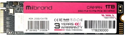 Твердотельный накопитель SSD M.2 Wibrand Caiman 1TB, NVMe, 2280, PCIe 3.0, 3D NAND