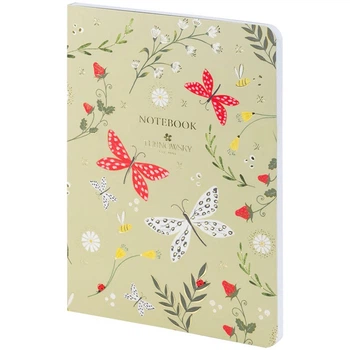 Блокнот Axent TR, Secret Garden 2 8700-18-A-TR, А5, 80 листів, клітка, м'яка обкладинка