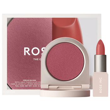 Набір кремові рум'яна та міні-помада Rose Inc Cream Color Gift Set Hibiscus/Poetic 4.5 г + 1.2 г