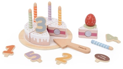 Дерев'яний набір Viga PolarB Іграшковий святковий торт (6971608442865)