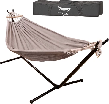 Hamak ogrodowy ze stelazem Kik 247 cm (KX3297)