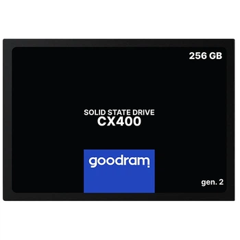 Твердотельный накопитель SSD GoodRAM CX400 256GB 2.5" SATA III 3D TLC NAND(LM_CB2184A7C47B)