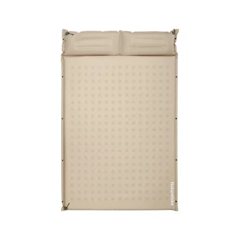 Коврик самонадувающийся с подушкой Naturehike CNK2550WS025 200х130х6 см Бежевый (1047-6977465868756)