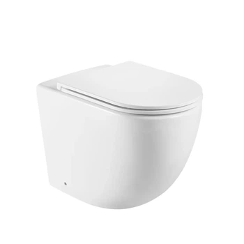 Унітаз підлоговий безбачковий Mixxus Premium ELLIPSE-0701-T1 570х365х410mm, система змиву TORNADO 1.0