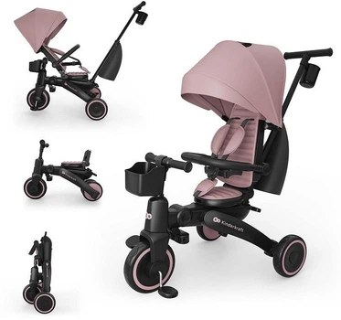 Детский 3-колесный велосипед Kinderkraft Jazz 3 Pink, 5902533930012