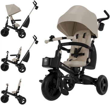 Дитячий 3-колісний велосипед Kinderkraft Aveo 2 PLUS Beige, 5902533929498