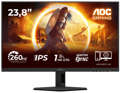 Монітор 23.8" aoc 24g4zre Black/Red