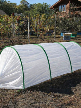 Мінітеплиця ПарничОк ТМ "Agreen" 3 м. (зелені дуги; щільність 30 г/м²)