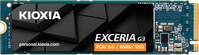 Dysk SSD KIOXIA EXCERIA PLUS G3 2TB M.2 3D PCI Express 5.0 TLC NAND flash (LVC10Z002TG8)