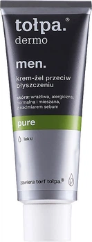 Крем-гель для лица против жирного блеска Tolpa Dermo Men Pure 40 мл (5900107005784)