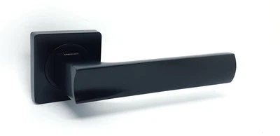 Ручка на розетці KEDR HRoz R06.144-AL - Black mat (квадратна)