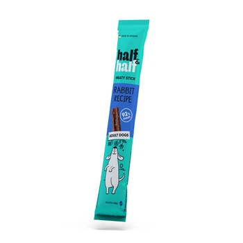Лакомство мясная палочка Half&Half с кроликом для собак 12 г