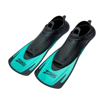 Ласты для плавания короткие Zoggs Energy (чёрно-бирюзовый) 40-41 (465214.TQ.40)
