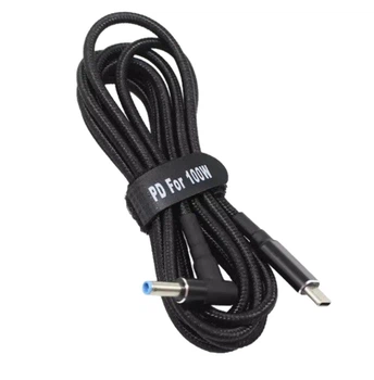 USB Type-C 100W кабель живлення DC HP 4.5*3.0 для зарядки ноутбука