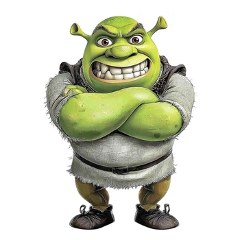 Ростовая наклейка "Шрек. Shrek" 80 см - без контурной обрезки