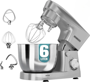 Кухонна машина (планетарний міксер) Heinrich's HKM 8077 Silver