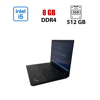 Ноутбук Lenovo ThinkPad L15 Gen2 / 15.6" (1920x1080) IPS / Intel Core i5-1135G7 (4 (8) ядра по 2.4 - 4.2 GHz) / 8 GB DDR4 / 512 GB SSD / Intel Iris Xe Graphics / WebCam б/в