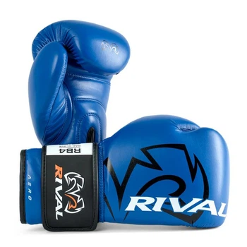 Боксерские перчатки Rival RB4 Aero Bag L 14 унций (RB4-Blue-L)