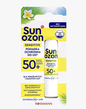 Сонцезахисний бальзам для губ Sun Ozon Lippenpflege sensitiv SPF 50
