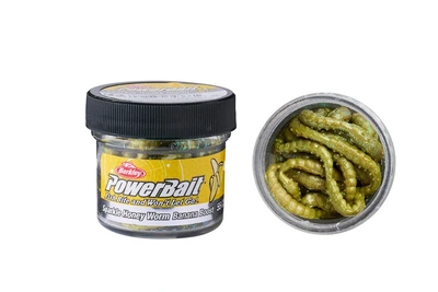 Cиликон Berkley PowerBait Power Honey Worm 2.5см 60г, цвет: Yellow/Scales (4322019007)