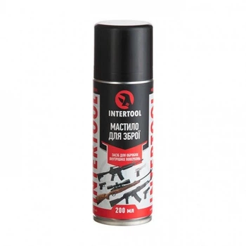 Смазка для оружия, аэрозоль 200 мл INTERTOOL FS-4220 (20745)